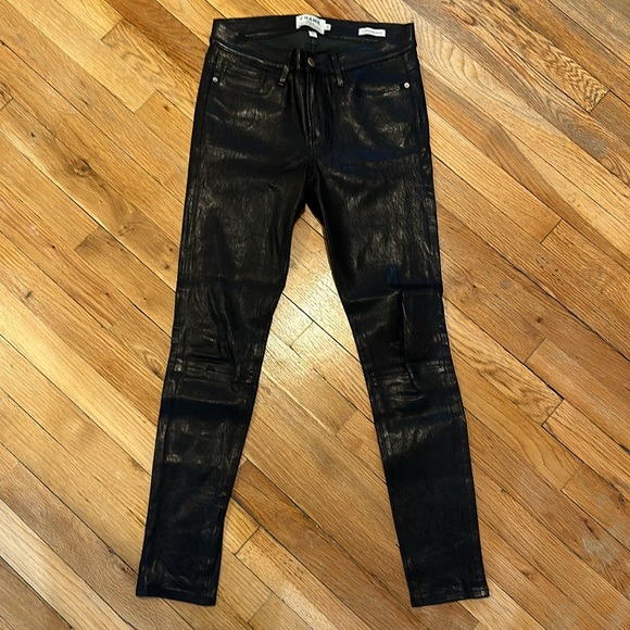 Frame Le Skinny Leather Pants - Picture 7 of 8
